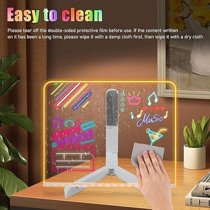 LED Colorful Glow Drawing Board