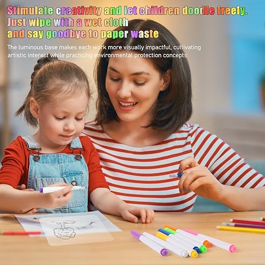 LED Colorful Glow Drawing Board